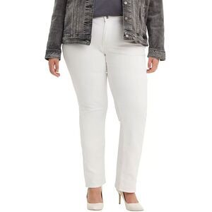 Levi's Womens Plus Size Classic Straight Leg Jeans 20W Simple White - NWT $60